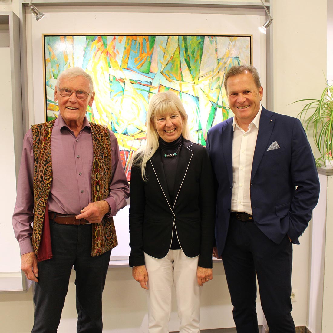 Bild von Gernot Dick auf seiner Vernissage